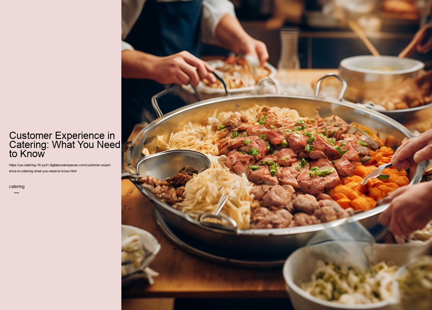 Customer Experience in Catering: What You Need to Know